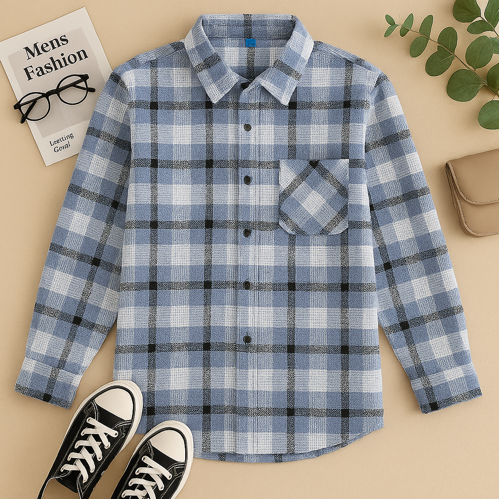 Office Casual Men’s Long Sleeve Shirt