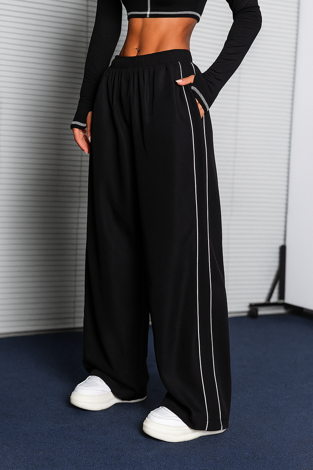 Velora Wide-Leg Street Pants