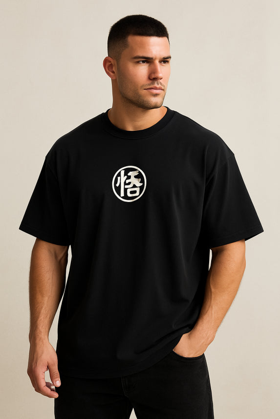 Saiyan Spirit | Black Kanji Tee